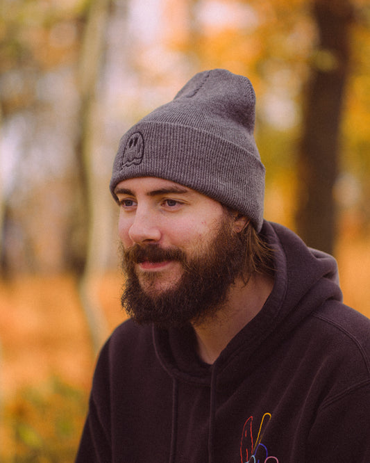 Beanie - Embroidered Ghost