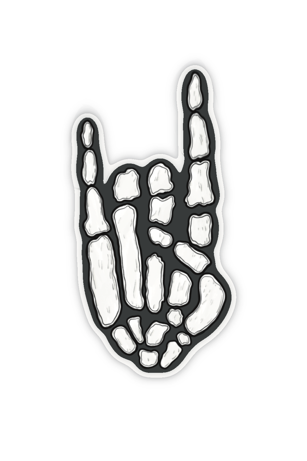 Sticker - Rock On Skeleton Hand