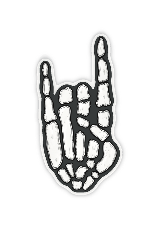 Sticker - Rock On Skeleton Hand