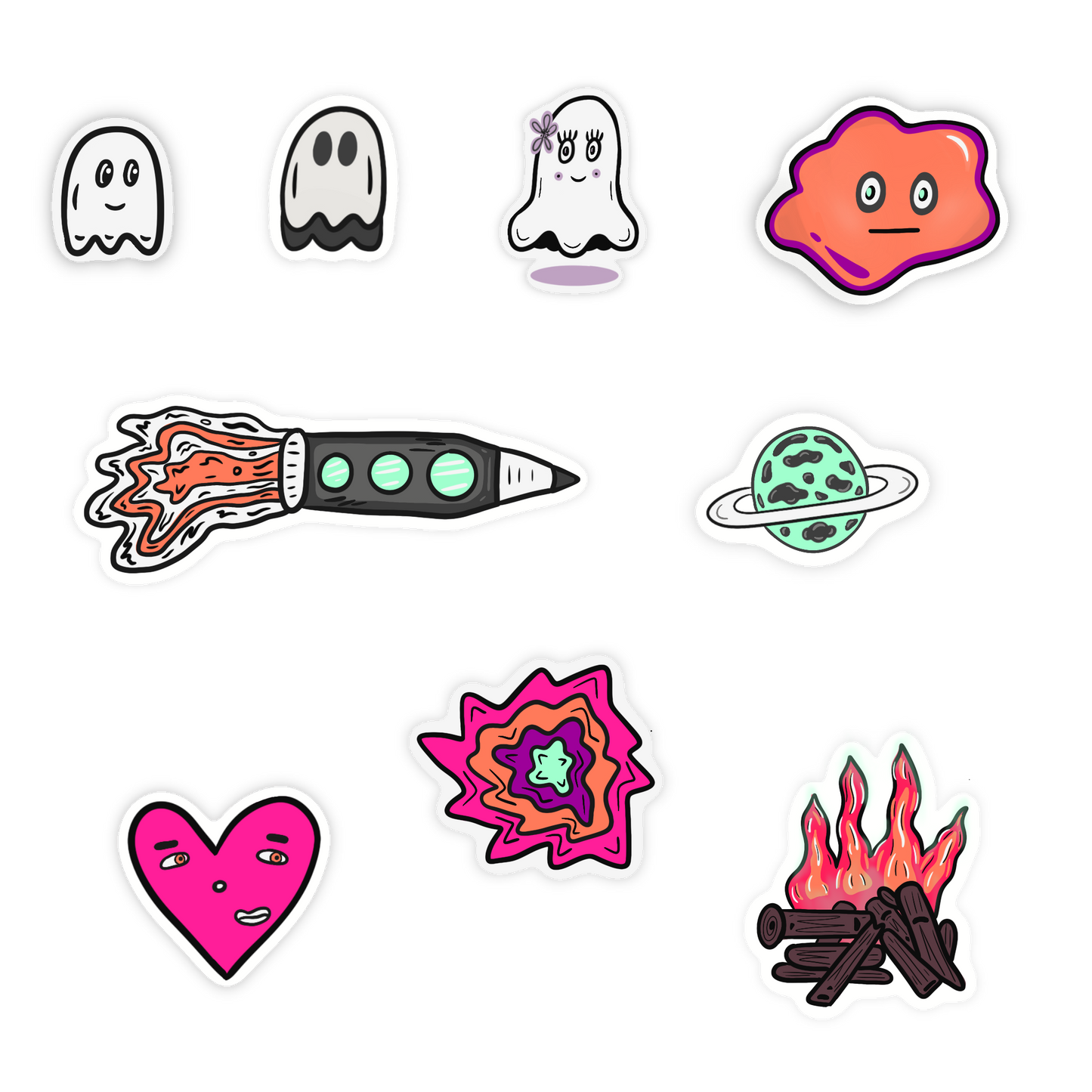 Sticker Sheet - Misfits