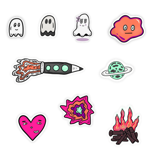 Sticker Sheet - Misfits